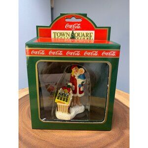 Coca-Cola Town Square Collection Homeward Bound Figurine 1994 Holiday Decor Vint